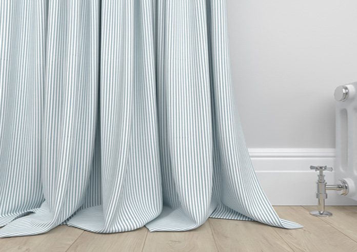 Nautical Stripes, Blue Sails - Made to Measure Curtains - Image 6